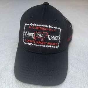 Black Wynne Ranch Hat Baseball Cow Breeders Cap